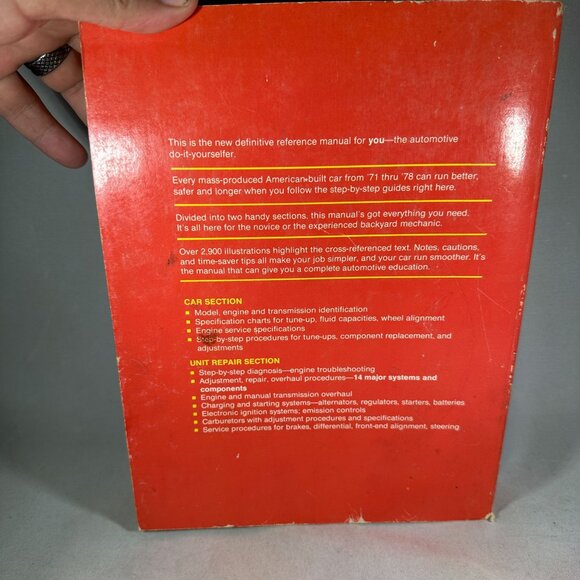 Chiltons Auto Repair Manual 1978 For American Cars 1971-1978 - Picture 3 of 3